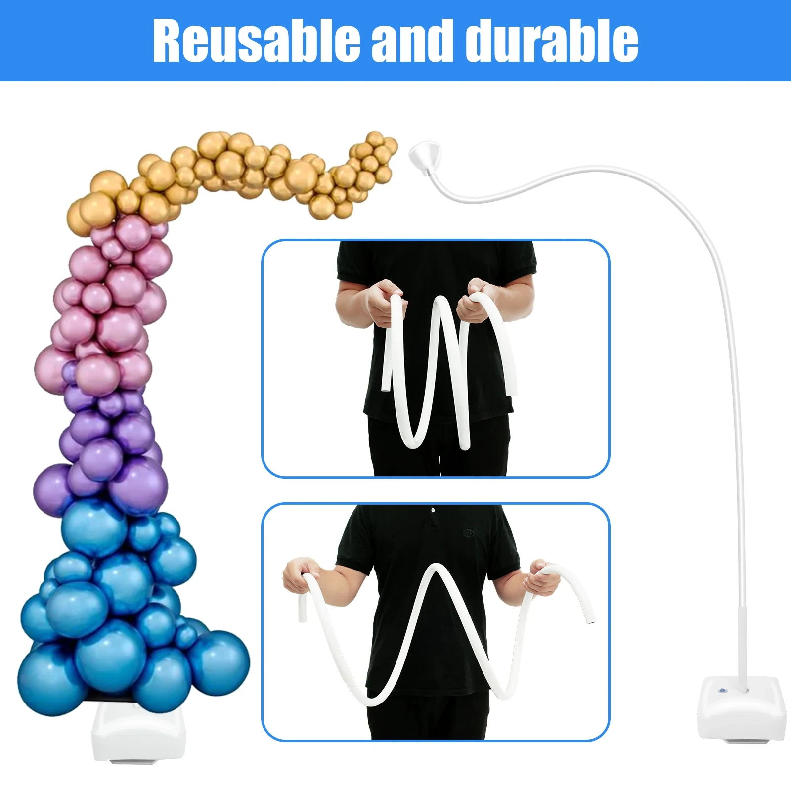 Balloon Column Stand Arch Kit Reusable Balloon Stand Holder for Wedding Birthday Party Christmas Decoration Baby Shower Supplies