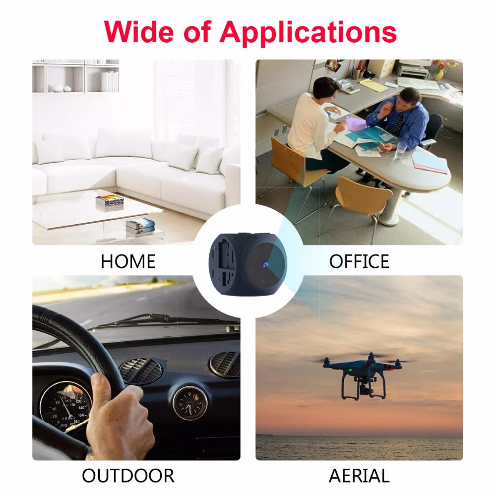 Body Mini Camera Portable 1080P HD Night Vision Video Recorder Wide Angle Motion Detection Magnet Loop Recording Espia Cameras