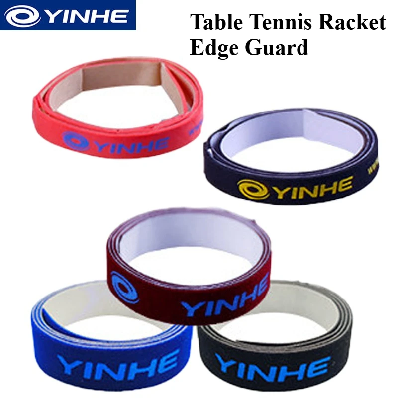 Yinhe Sponge/Flocked Edge Tape Table Tennis Racket Edge Guard SelfAdhesive Anti-Collision Ping Pong Bat Side Protector Strip