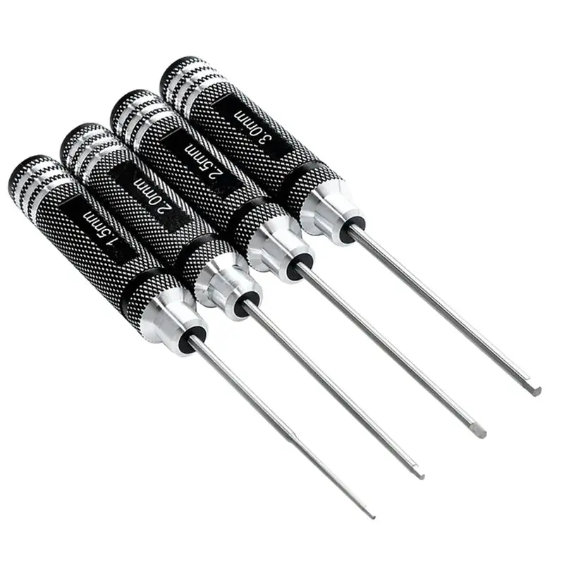 A02F-Super Hard Inner Hexagon Screwdriver Set For RC Model Planes Repair Inner Hexagon Screwdriver Set