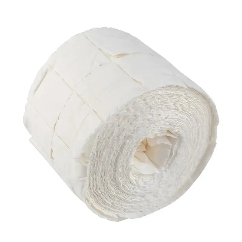 300 قطعة/لفة مزيل طلاء الأظافر وسادات قطنية الأبيض ممزق قبالة الوبر الحرة مسمار مناديل ل هلام الغراء ماكياج مانيكير تنظيف أداة ورقة #5