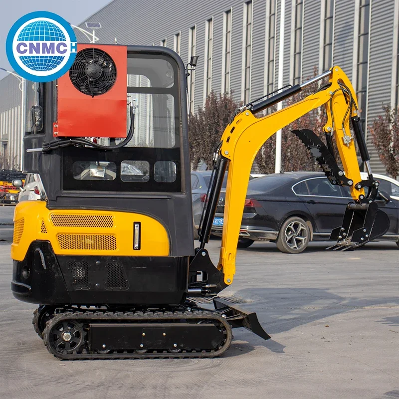 

CNMC Mini Excavator 2Ton Small Digger Compact Crawler Easy Operate High Performance Multifunctional Farm Garden Made in China