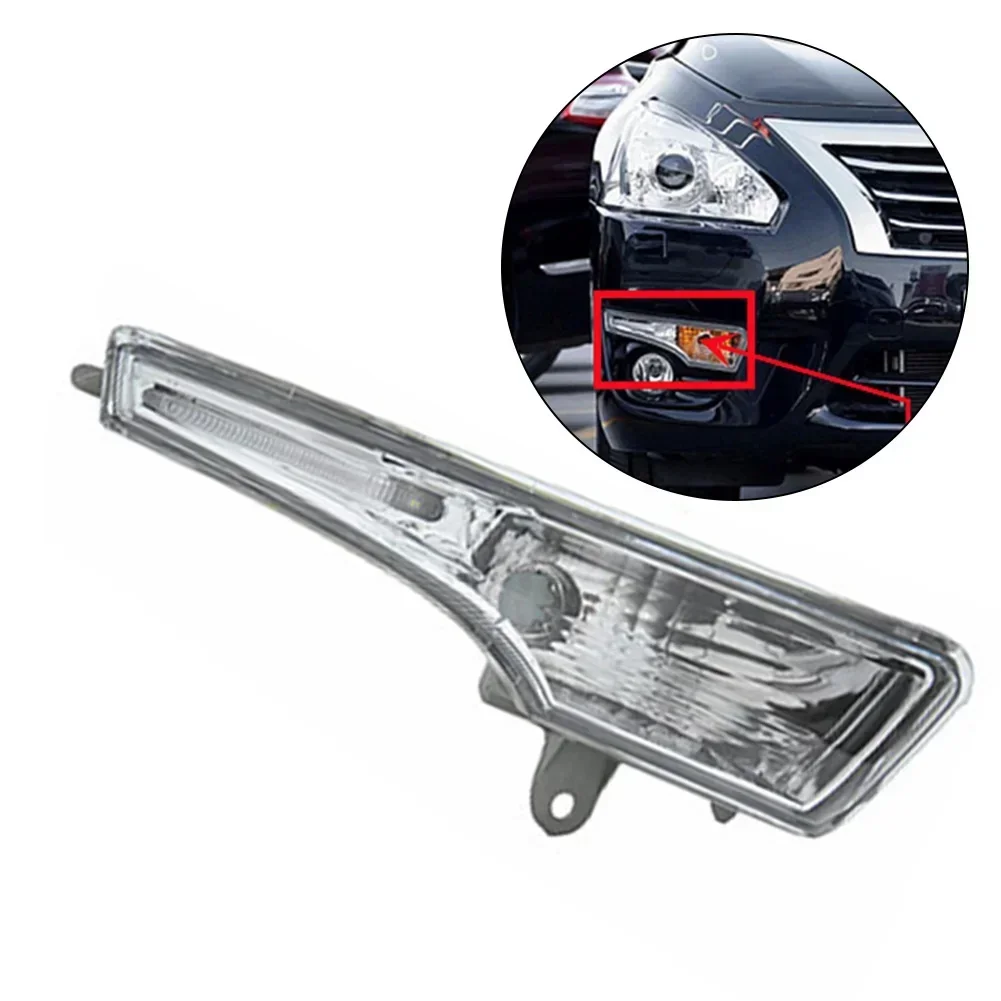 Car Front Bumper Side Marker Lights Indicators Left Right Turn Signal Lamp Fog Light Trim For Nissan Altima Sedan 2013-2015