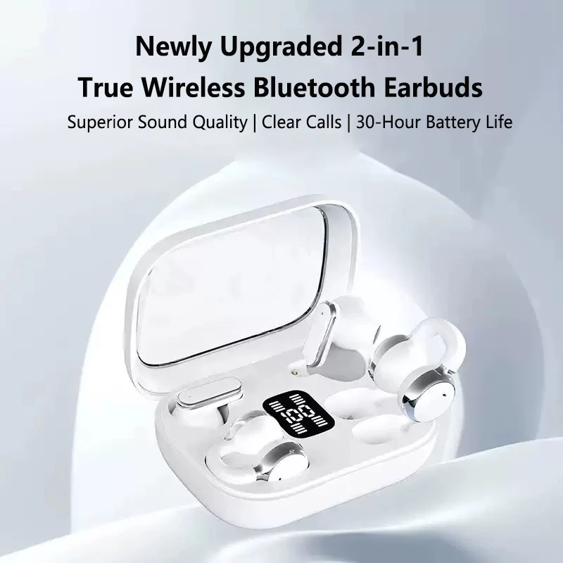 2026New Wireless two-in-one Bluetooth headphones with long battery life and a digital display screen Exercise headphones
