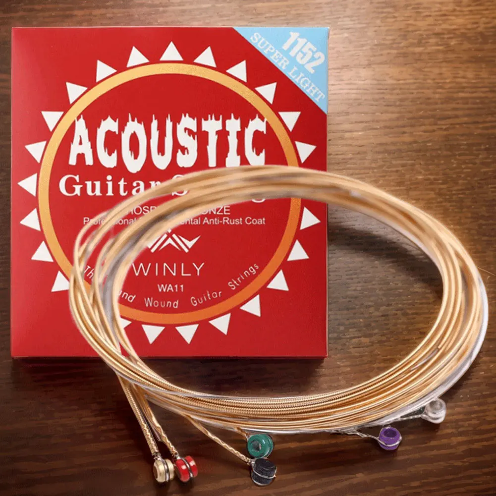 Acoustic Guitar Strings Steel Core Phosphor Bronze Strings Classical Guitar Strings for Guitar Professionals