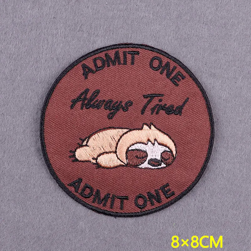 Embroidery Patch Cute Animal Capybara Iron on Patches For Clothing DIY Cartoon Badge Clothing Thermoadhesive Patches On Backpack