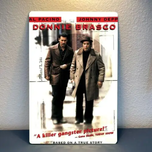 Donnie Brasco Al Pacino Movie Metal Poster Tin Sign 20x30cm  -Aluminum