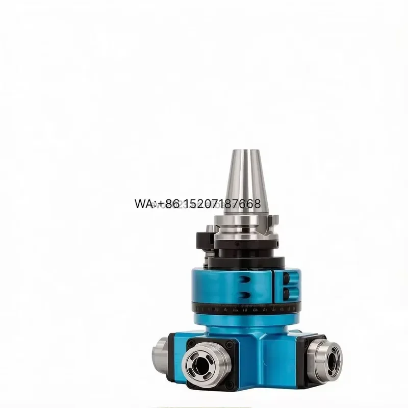 Wmwmnu for BT50-2 Speed Increase Angle Head Single Spindle 90 Deg Milling Head High RPM for Precision Finishing