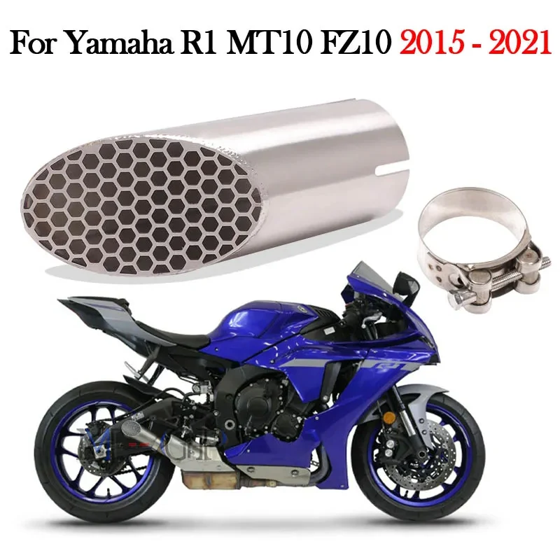 Slip On For YAMAHA YZF R1 MT10 FZ10 MT-10 FZ-10 2015 2016 - 2020 2021 Motorcycle Exhaust Modified GP Racing Muffler Escape Moto