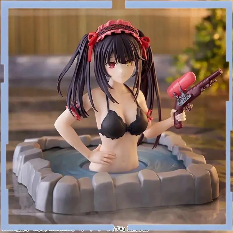 In Magazzino Genuino Sega Data A Live Tokisaki Kurumi Hot Spring Park Pistola Ad Acqua Bikini Nightmare Collezionista Figura Modello Giocattolo Regalo
