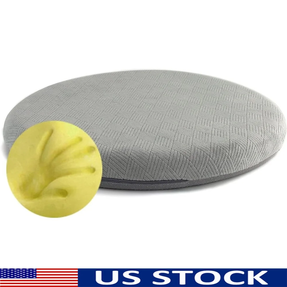 

Memory Foam Seat Cushion Round Stool Cushion Anti-slip Chair Pad Comfortable Supportive Cushioning Office Car Dining Chair