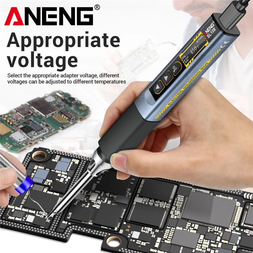 Digital Multimeter Electric Soldering Irons kit PD QC 96W Adjustable Temperature AC Voltage Current Resistance Meter Test Tools