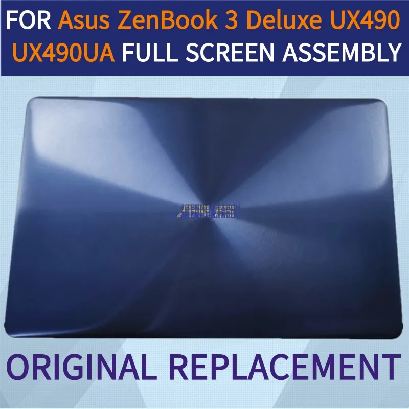 montagem do painel de vidro lcd substituicao original para asus zenbook deluxe ux490 ux490u ux3490u ux490ua 01