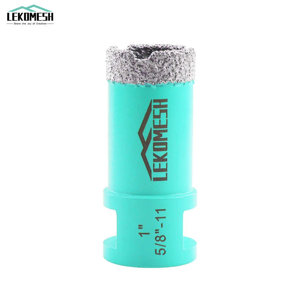 1pc 25/35/100mm Diamond Hole Saw Kit Serrated Brazing Tile Core Drill Bits Sets For Ceramic Tile Porcelain Hollow Drill Hole Saw