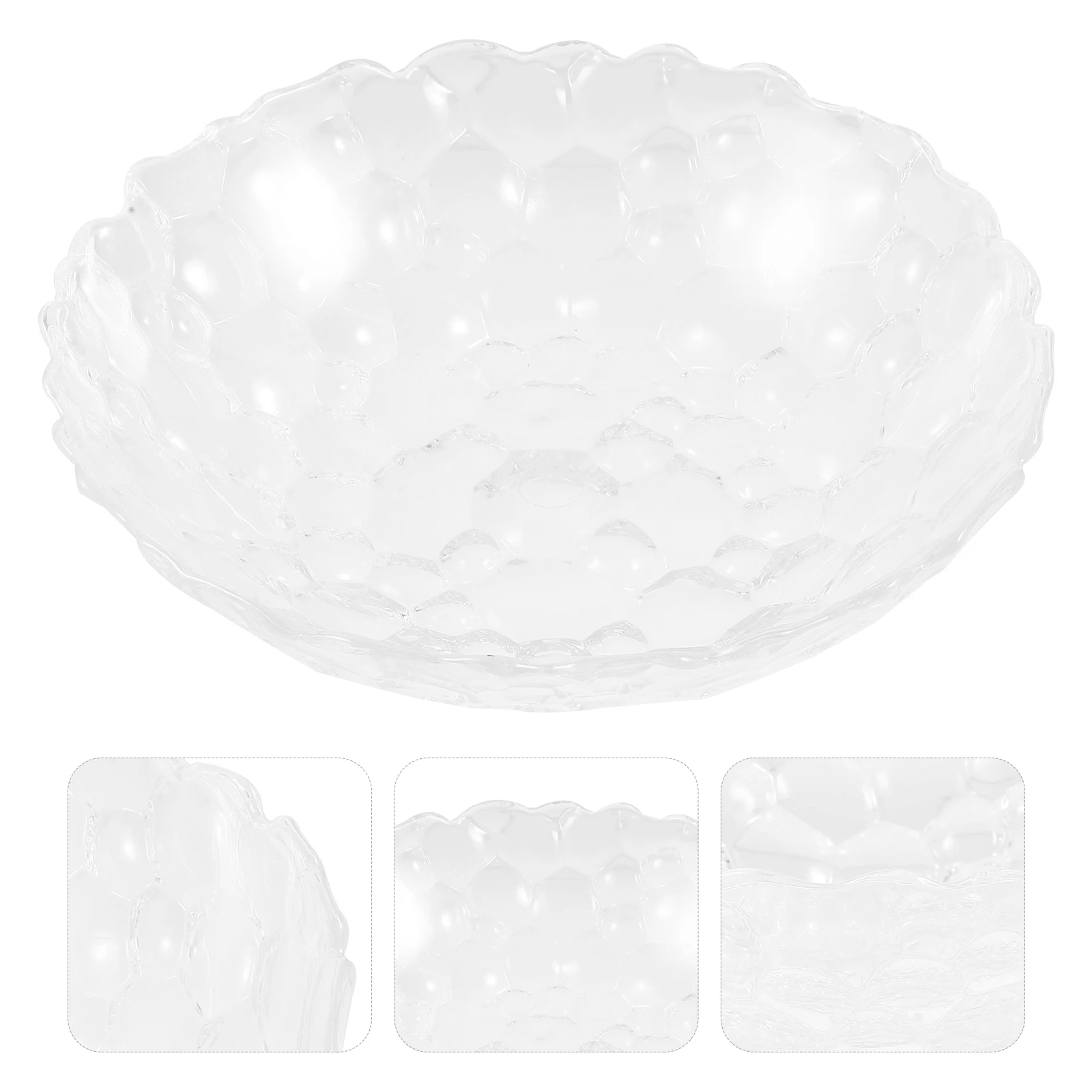 

1pc Premium Plastic Fruit Tray Home Dessert Plate Candy Serve Holder Snack Storage Tray Elegant Serving Dish Party Use Irregular