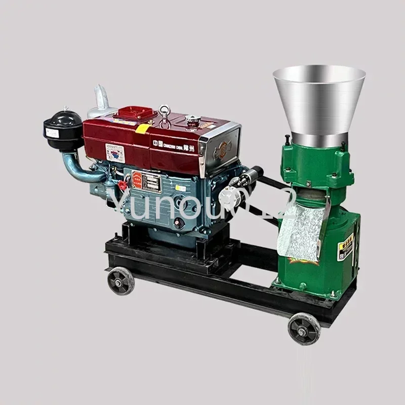 150-300kg/h Diesel feed pellet machine Feed pellet making machine pellet forming machine Chicken, duck and goose