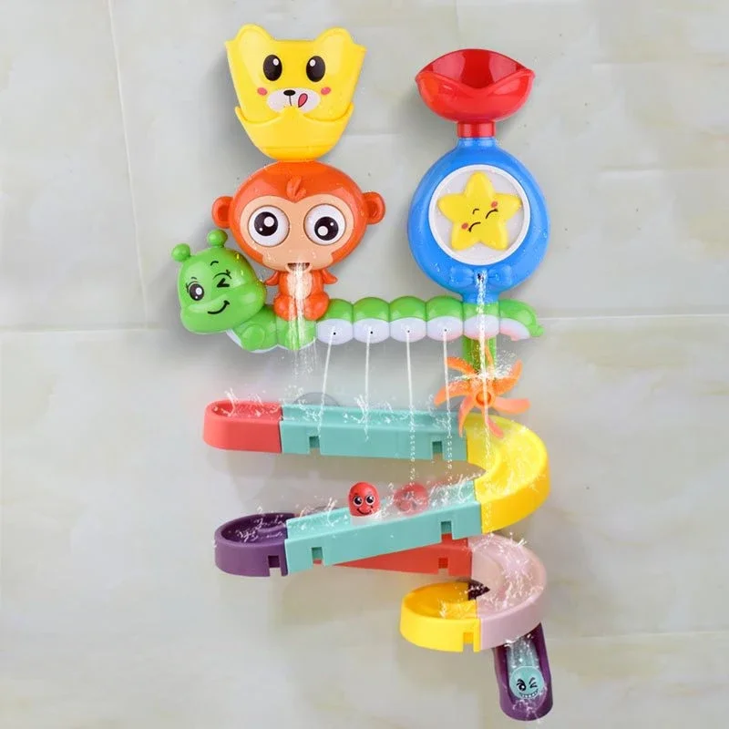 Hot selling Baby Bathroom Track Children's Water Playing, Water Playing, Shower Turning, Joyful Shower Toys