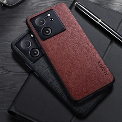 Case For Xiaomi 13T Pro Simple Design Luxury Leather Business Cover For Xiaomi 13T Case
