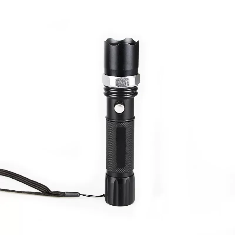 Rechargeable Aluminum Alloy Tactical Flashlight High Lumen Super Bright Outdoor Strong Light Portable Searchlight