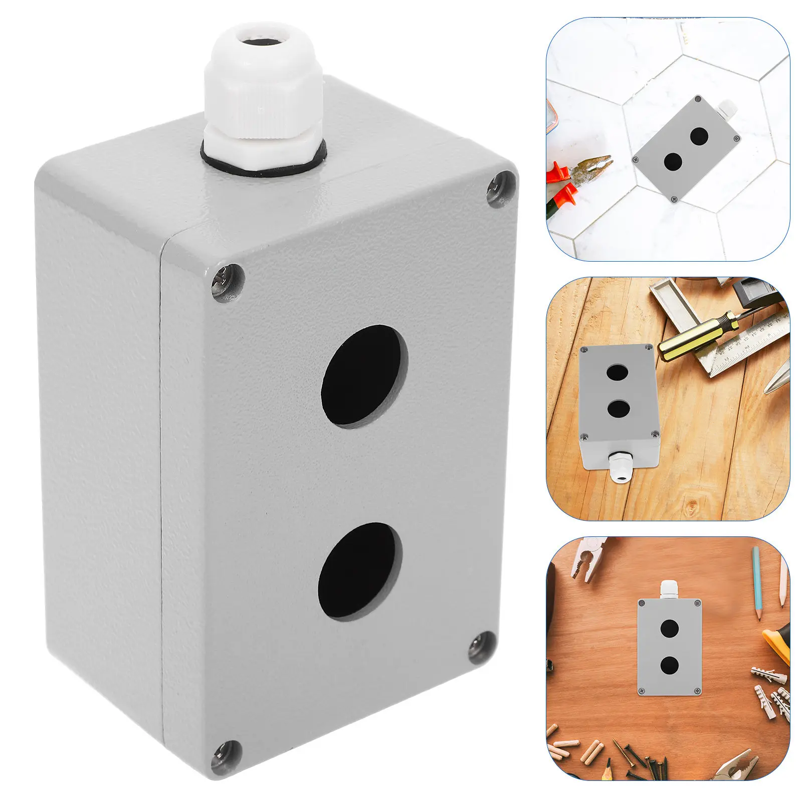 

Металлический кнопочный пульт управления, алюминиевый прочный блок аварийной остановки, электрический проектный корпус, консоль для выключателей