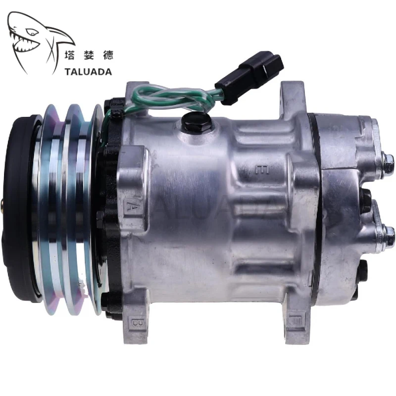 A/C Compressor For EC150 EC210 EC240 EC290 EC360B Wheel Loader Excavator Engine  Air Conditioning Pump HOTSALE