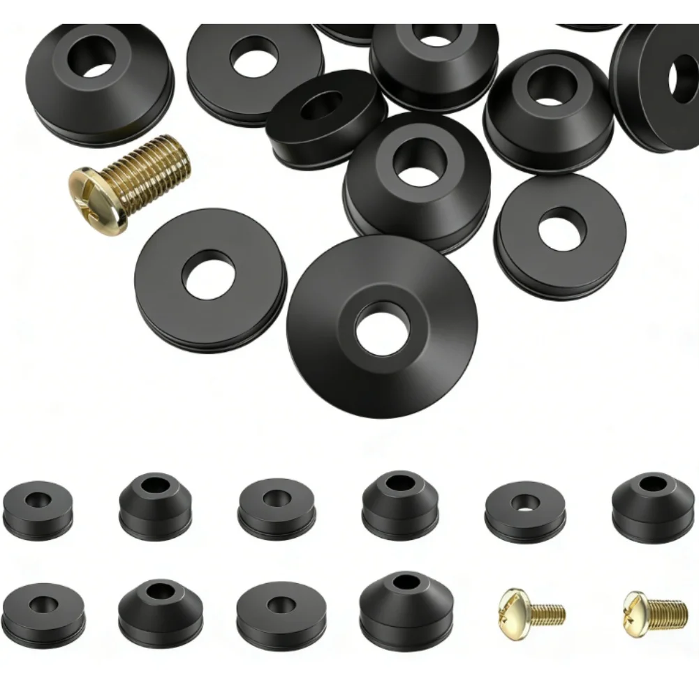 106PCS Multi Size Rubber Washer Set for Tap and Shower Head Repair Ensures Watertight Seal in Residential Plumbing Systems