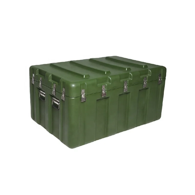 LLDPE Material Multifunction Plastic Tool Box Rotomolding Waterproof Plastic Flight Case