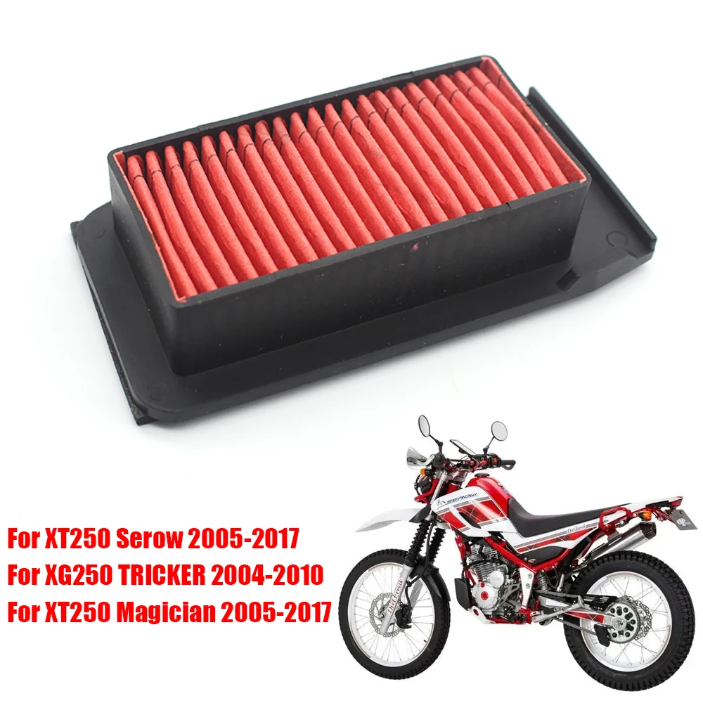 

Motorcycle Engine Air Intake Filter Cleaner Air Filter For YAMAHA XT250 Magician 250 Serow 2005-2017 XG250 TRICKER 2004-2010