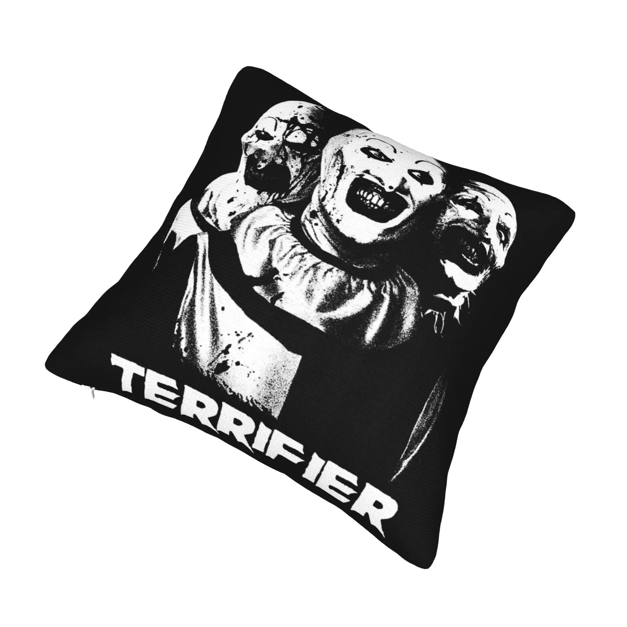 Terrifier Pillowcase Soft Polyester Cushion Cover Decor  Throw Pillow Case Cover Home Drop Shipping 40X40cm