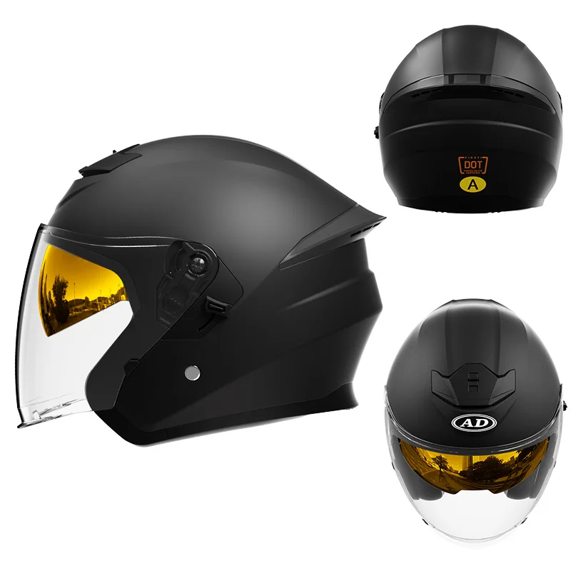 

Высококачественный универсальный мотоциклетный полушлем из ABS-пластика для взрослых, защита головы, оптовая продажа от производителя