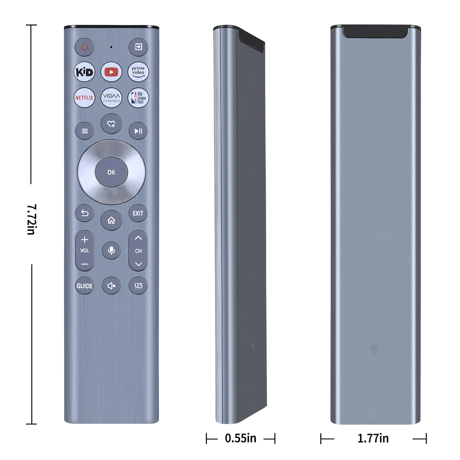 Remote Control ERF6F80H Baru untuk TV 4K Seri Hisense Class A7 U8 dengan Suara