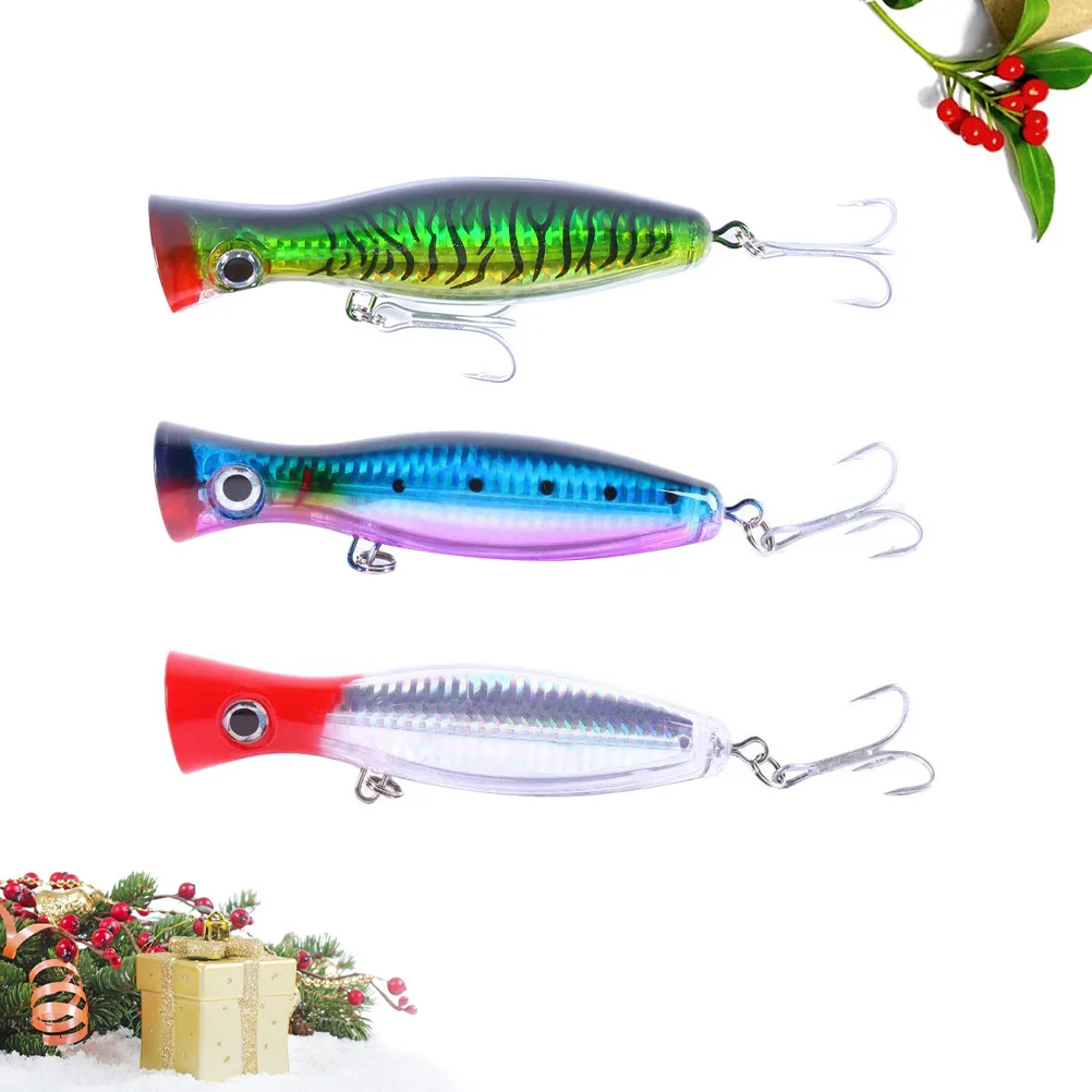 

3Pcs Wave Bite Fish Shape Fishing Lures 13cm Simulation Plastic Baits Outdoor Fishing Accessories for Carp Bass Anglers