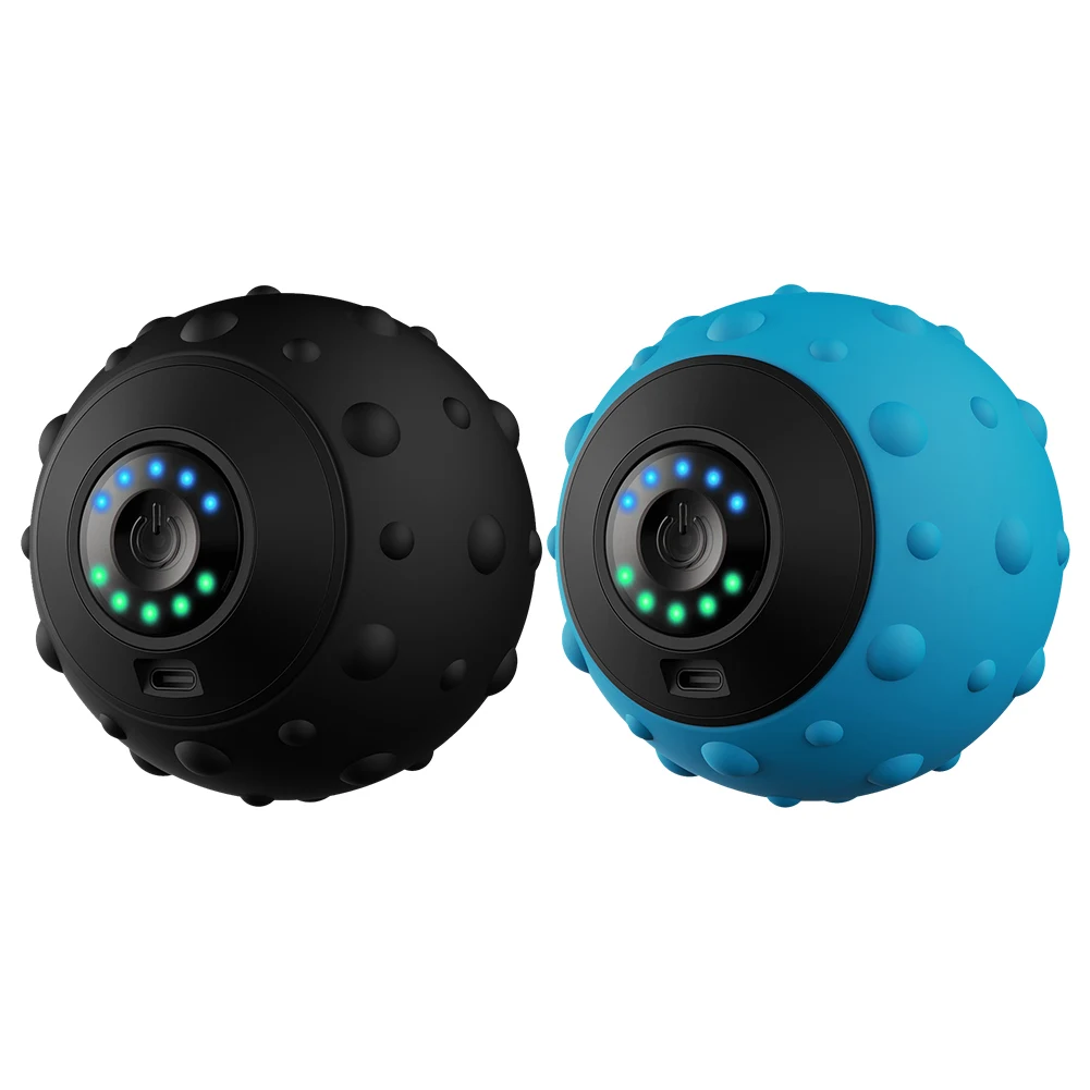 Palla da massaggio elettrica Trigger Point Fascia Ball USB ricaricabile Palla da massaggio a vibrazione 5 marce ergonomica per yoga fitness