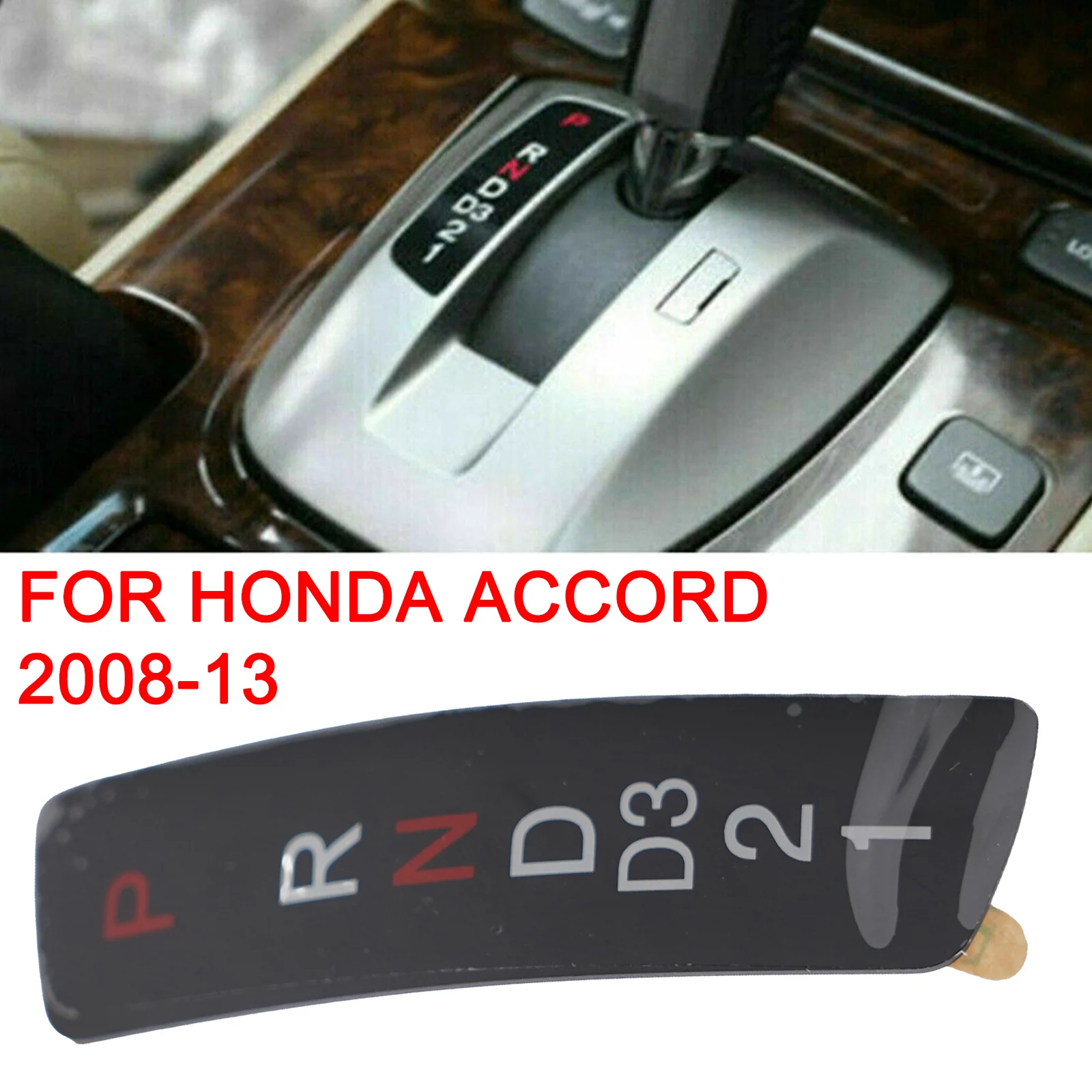 Gear Shift Selector Display Position Panel Replacement for Accord 2008 2013 Aftermarket Plastic Component OEM Specs Compatible