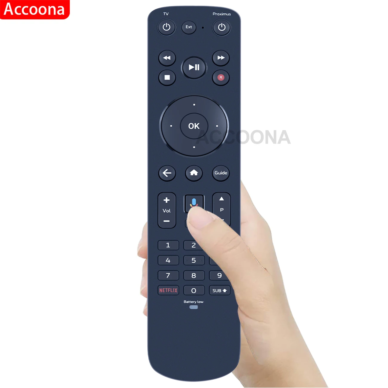 جهاز التحكم عن بعد الصوتي rc4083402/01br ، ل adsl-bc ، القرب ، التلفزيون ، v7