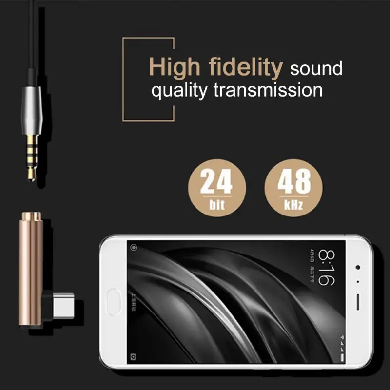 Cable de Audio USB tipo C a AUX de 3,5mm, adaptador de auriculares tipo C a Jack 3,5, Cable de auriculares para Huawei Mate 10, P20, Xiaomi Mi 6 Mini