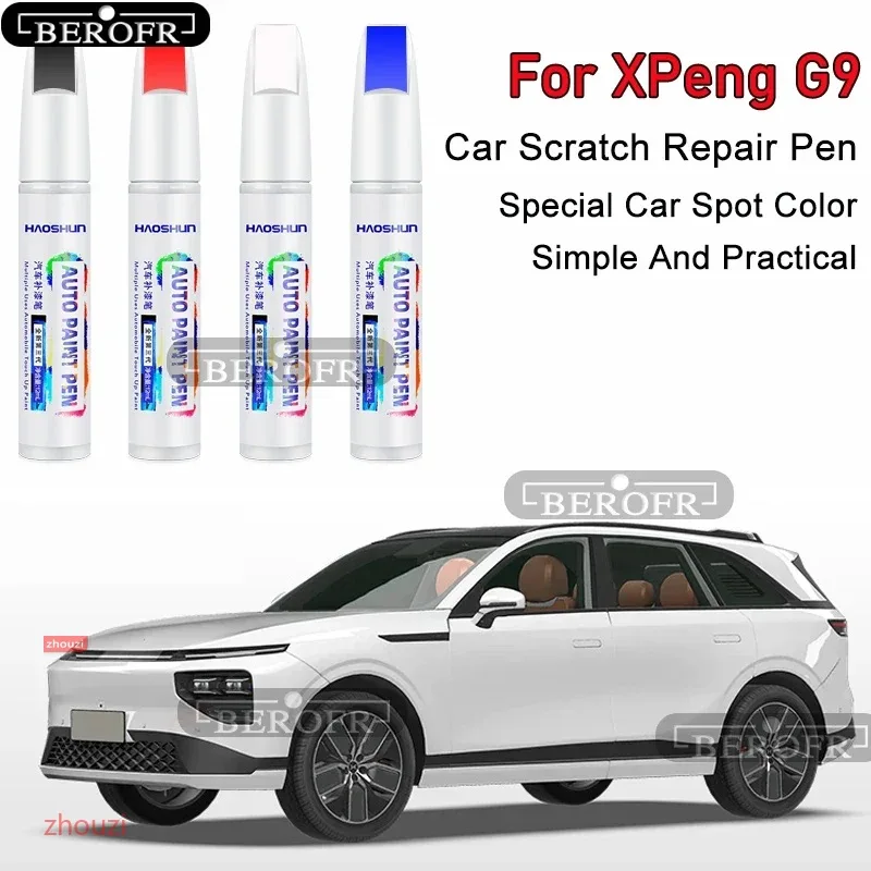 For Xiaopeng G9 Refinish Pen Nebula White Crescent Silver Special FOR XPeng Motors Supplies