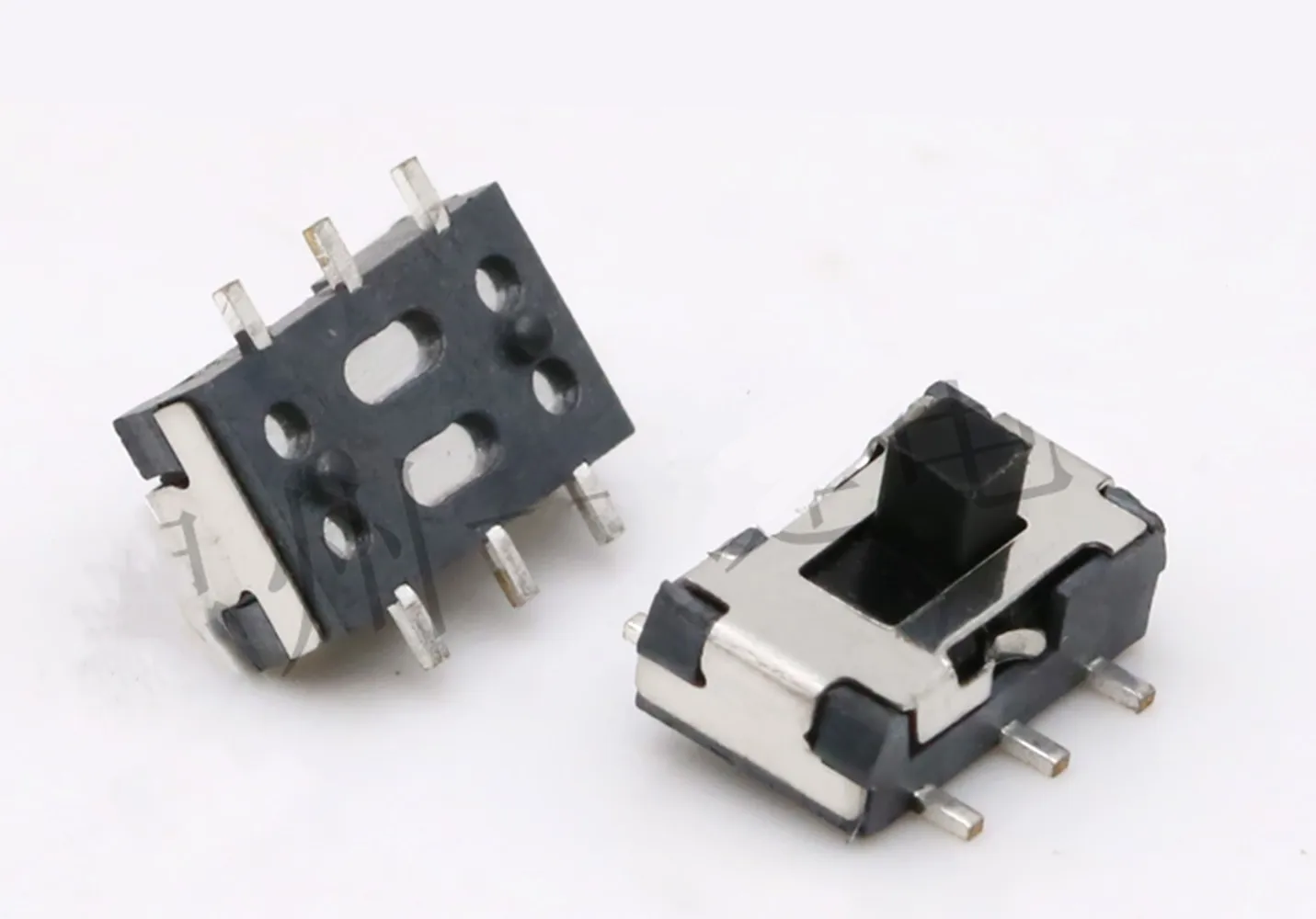 100pcs 2 Position 6-Pin DPDT Vertical Mini SMD SMT Slide Power Switch 7x6x4mm MST-22C01