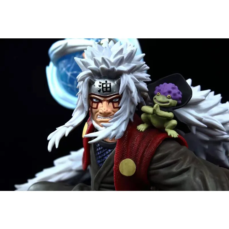 39 سنتيمتر ناروتو GK Jiraiya تمثال حرق الرياح حكيم الوضع مع العجوم المشهد المزدوج رؤساء قابلة للتبديل أنيمي تحصيل عمل الشكل