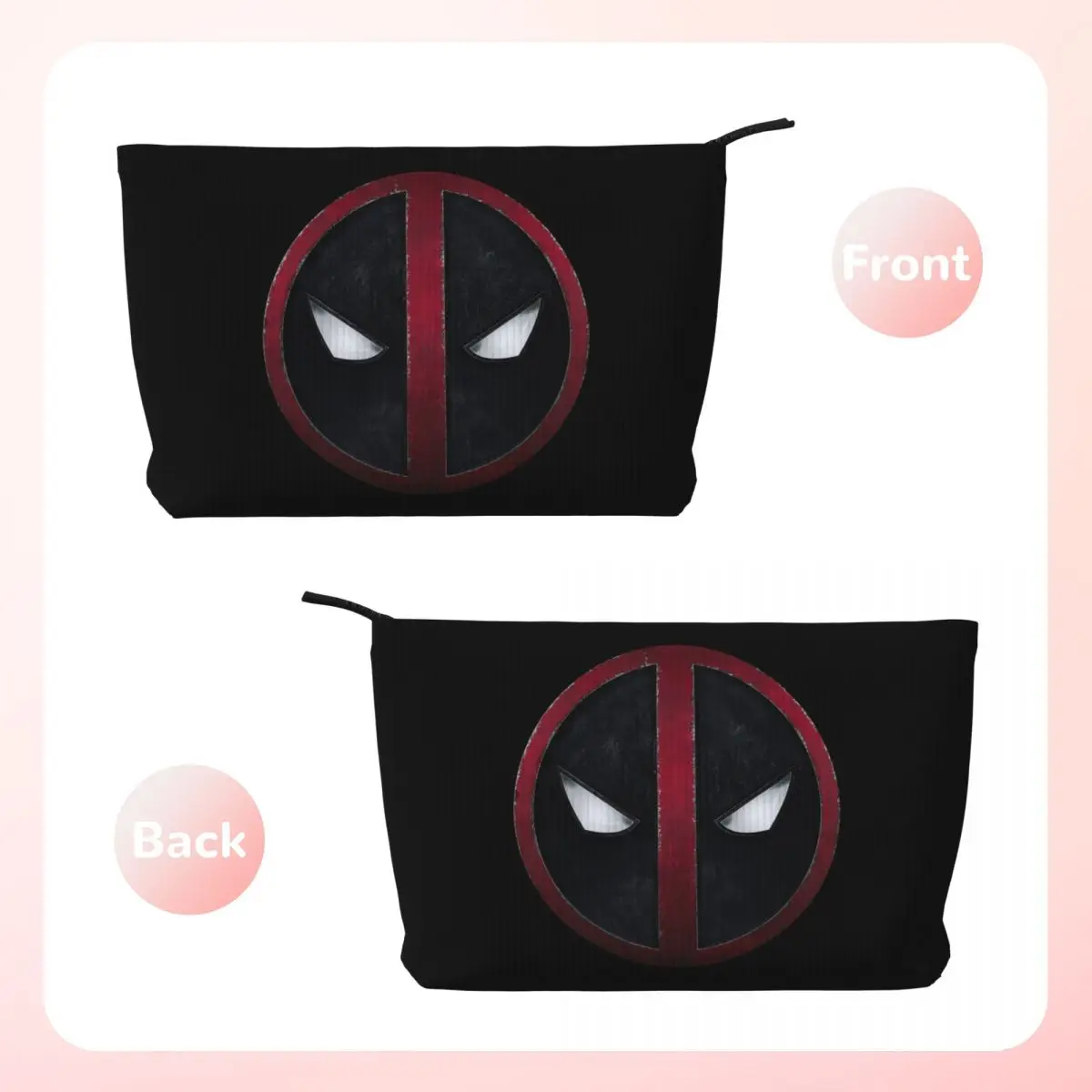 Custom Deadpool Superhero Travel Cosmetic Bag Women Cartoon Cosplay Toiletry Makeup Organizer Ladies Beauty Storage Dopp Kit