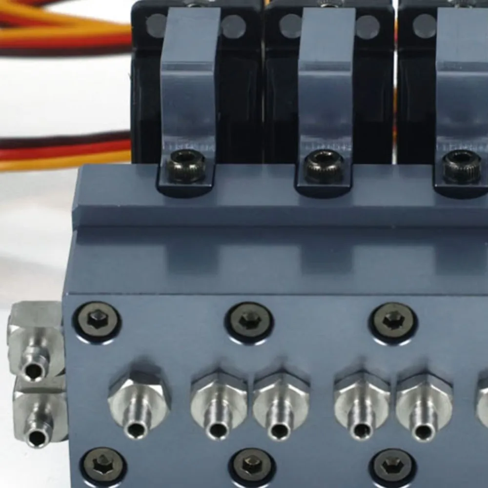 

1CH 2CH 3CH 4CH 5CH Metal Directional Valve Reversing for 1/14 1/16 RC Excavator Loader Truck TH20664-SMT1