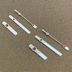 New Modified Watch Hands Green Luminous Needle Silver/Rose Gold Watch Accessories for NH35/NH36/4R/7S Mechanical Movement