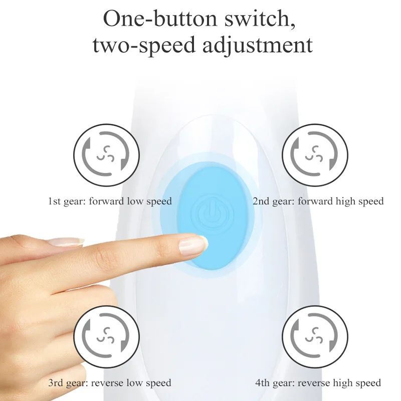 แปรงทําความสะอาดผิวหน้า Exfoliating Spin Cleanser กันน้ําขัดผิวหมุนเครื่องสปา Facial Cleanser Massager