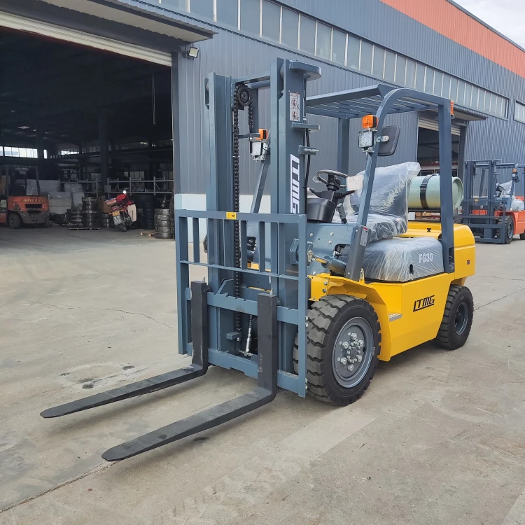 small double fuel propane gasoline forklift 2.5ton 3ton 3.5 ton LPG forklift truck with Nissan egnine