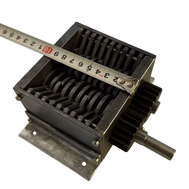 Small Tabletop Plastic Scrap Granulator Recycling Crusher Desktop Shredder For 3D Printing Waste PLA PETG Parts