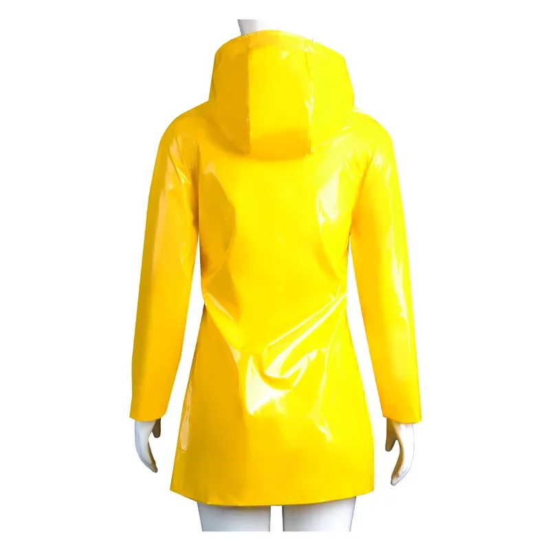 Movie Coraline Wybie lovat Cosplay Outsets costume Coraline Cosplay Hoodie Coat Halloween Party Carnival Suit Rainhat