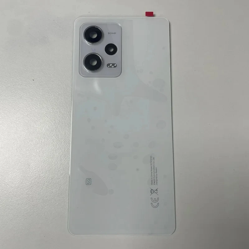 For Redmi Note 12 Pro 5G Battery Back Cover Rear Door 3D Glass Panel Housing Case Replace image 4