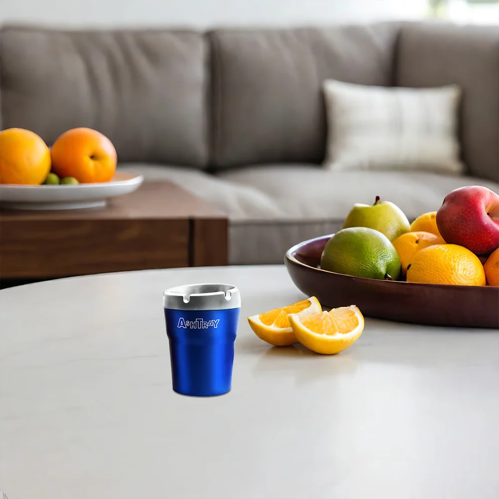 

Автомобильный коричневый нескользящий бездымный портативный мундштук для салона автомобиля, прочный легко чистящийся держатель пепельницы, автопельница