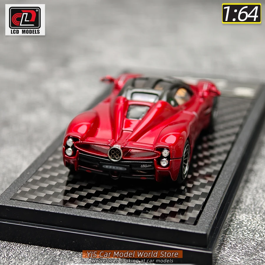 LCD CLD diecast نموذج 1:64 Utopia سيارة رياضية المواد المعدنية نموذج سيارة مجموعة زخرفة ثابتة