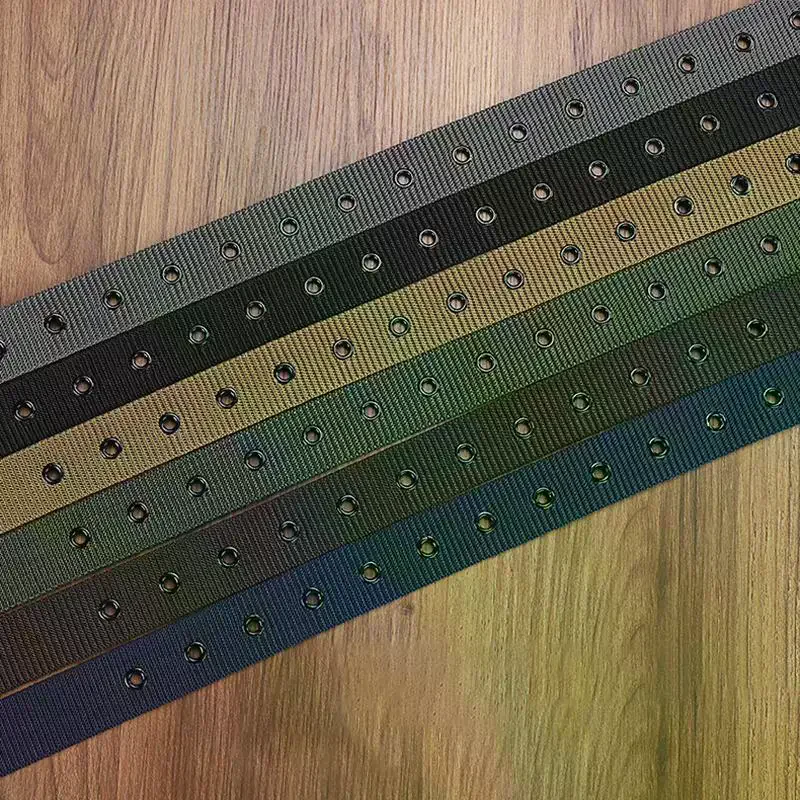 حزام رجالي مسامي قماش دبوس مشبك حزام جلد حزام رياضي خارجي المرأة العصرية العيينة حزام مع حزام الجينز للرجال والنساء #4